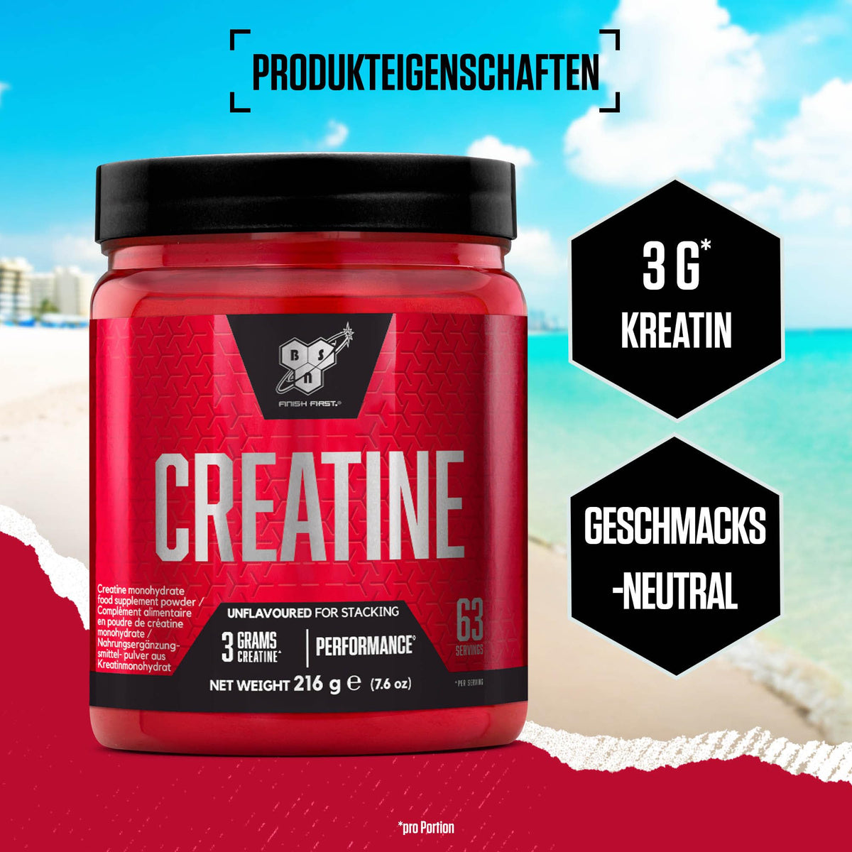 BSN DNA Creatine Powder, 216 g