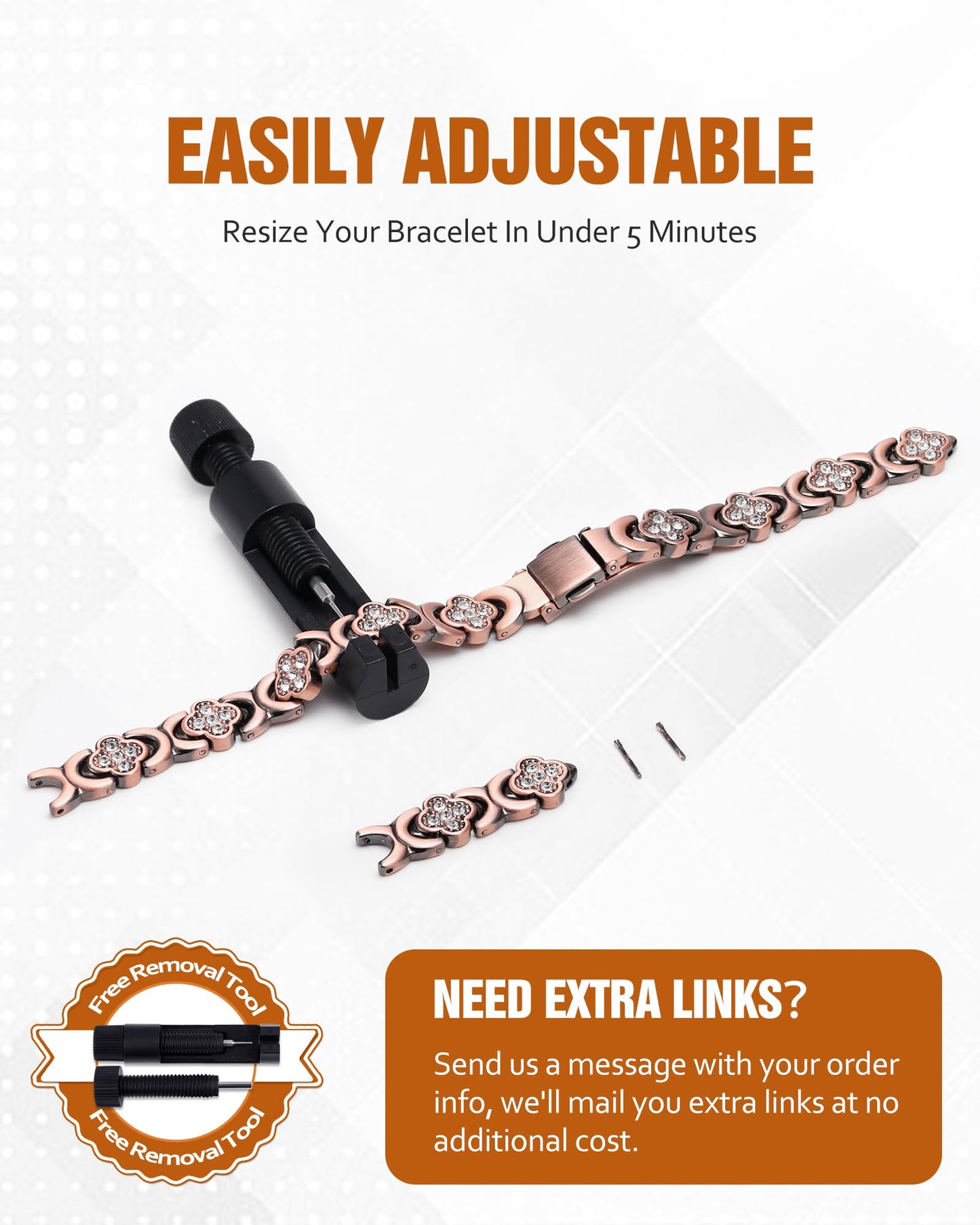 Jecanori Women's Pure Copper Bracelet, Ultra Strength Magnetic Copper Bracelets for Women JecanoriBuy Supplements Australia