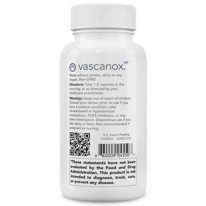 Calroy Health Sciences Vascanox HP - Next Generation Nitric Oxide Support - Up to 24 Hours on Single dose*+