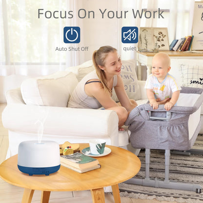 Marchred 300ML Essential Oil Diffuser with Remote Control, 7 LED Color Changing Light MarchredBuy Supplements Australia