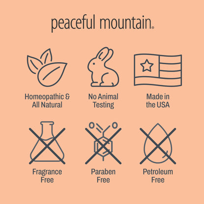 Peaceful Mountain Muscle Rescue Homeopathic Gel - for Muscle discomfort with Arnica and Comfrey - 2oz Peaceful MountainBuy Supplements Australia