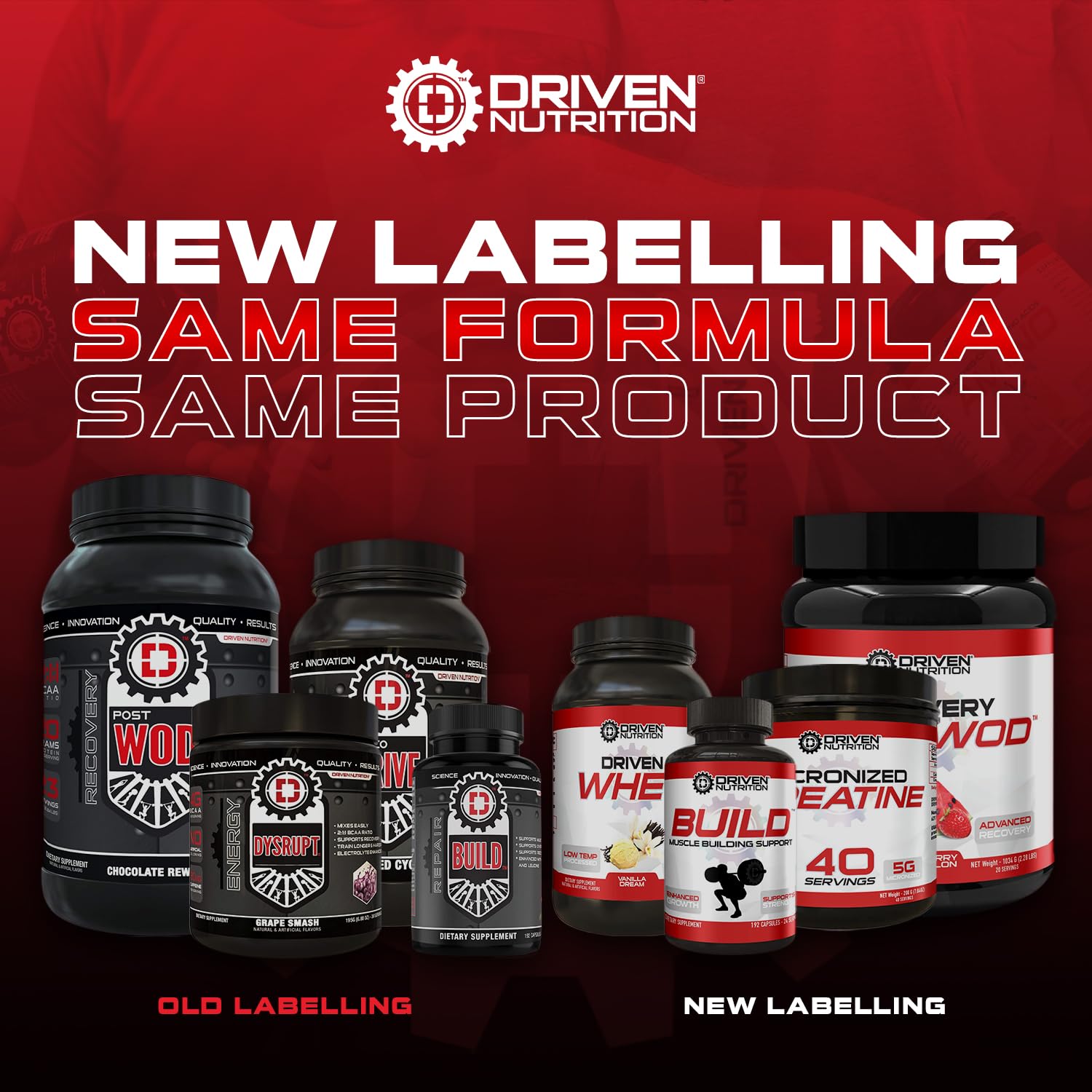 Driven Nutrition Beta Alanine, Unflavored - Preworkout Carnosine Booster for Physical Endurance, Reduce Lactic Acid & Muscle Fatigue, Support Workout Capacity for Weightlifting & High Intensity Cardio