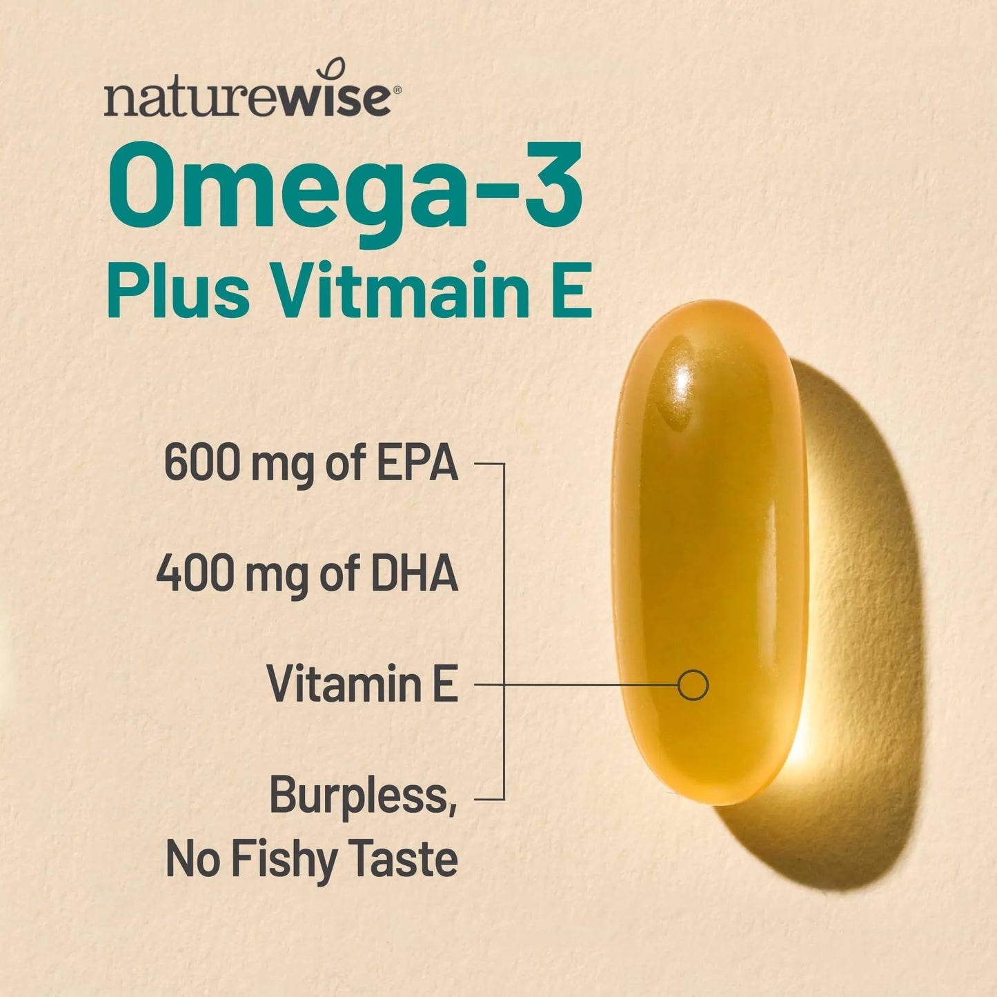 NatureWise [1] Multivitamin for Men - Non-GMO - 90 Capsules[45-Day Supply] + (Pack of 2) Omega 3 Fish Oil 1000mg + Vitamin E - Wild-Caught - 60 Softgels[30-Day Supply] NatureWiseBuy Supplements Australia