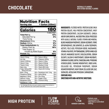 SlimFast High Protein Chocolate Bundle- 12 Count of Chocolate High Protein Meal SlimFastBuy Supplements Australia