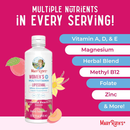 MaryRuth Organics Multivitamin for Women 40+, Womens Multivitamin Liposomal, Immune Support Supplement MaryRuth OrganicsBuy Supplements Australia