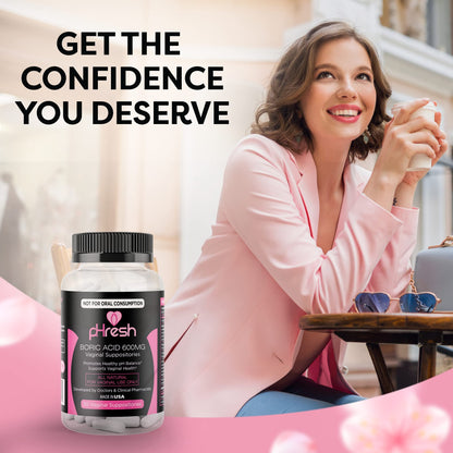 pHresh Boric Acid Suppositories and DIM Supplement ACE NUTRITIONBuy Supplements Australia