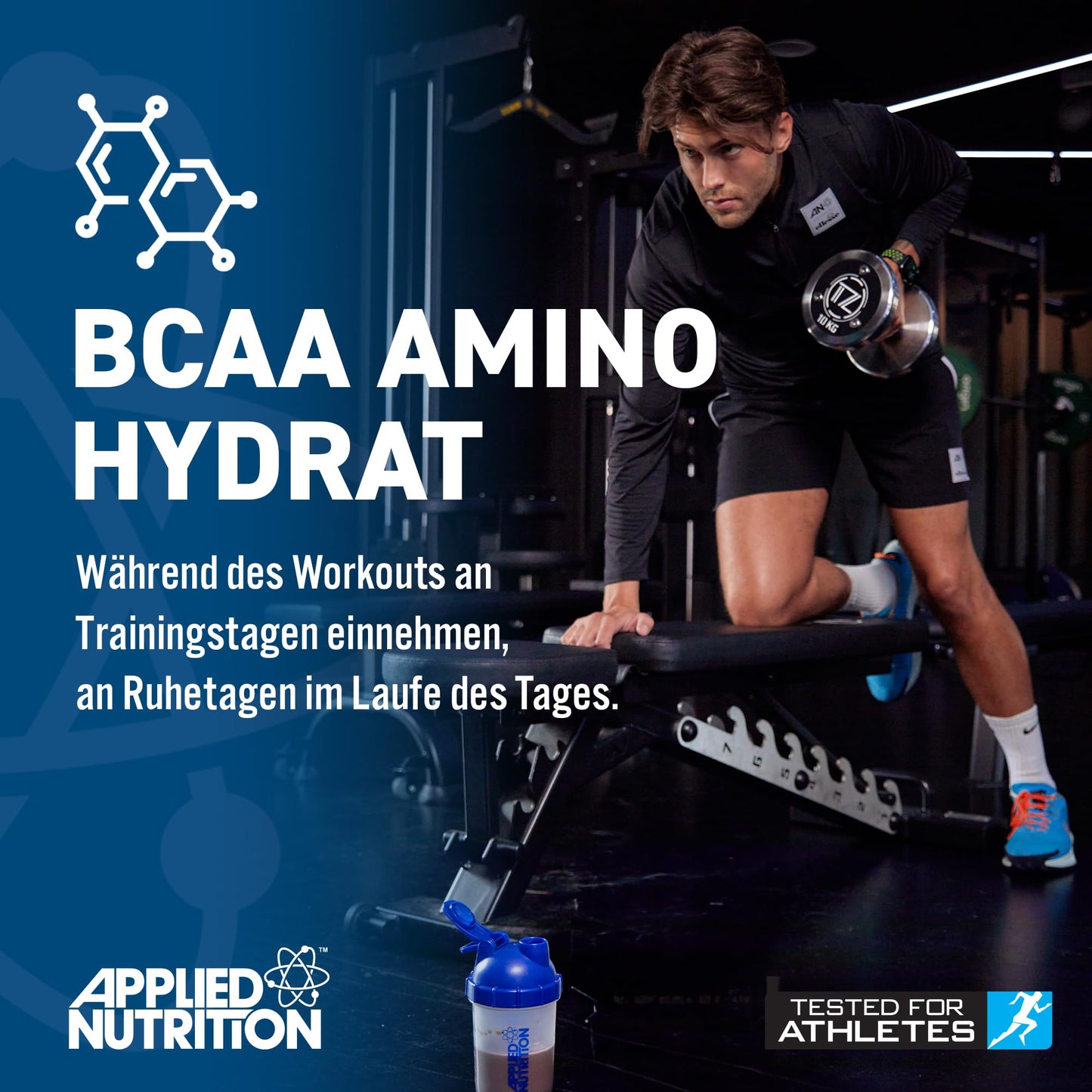 Applied Nutrition BCAA Powder - Dietary Supplement Bcaas - Branched Chain | Amino Acids, Amino Hydrate Intra Workout & Energy Drink Regeneration