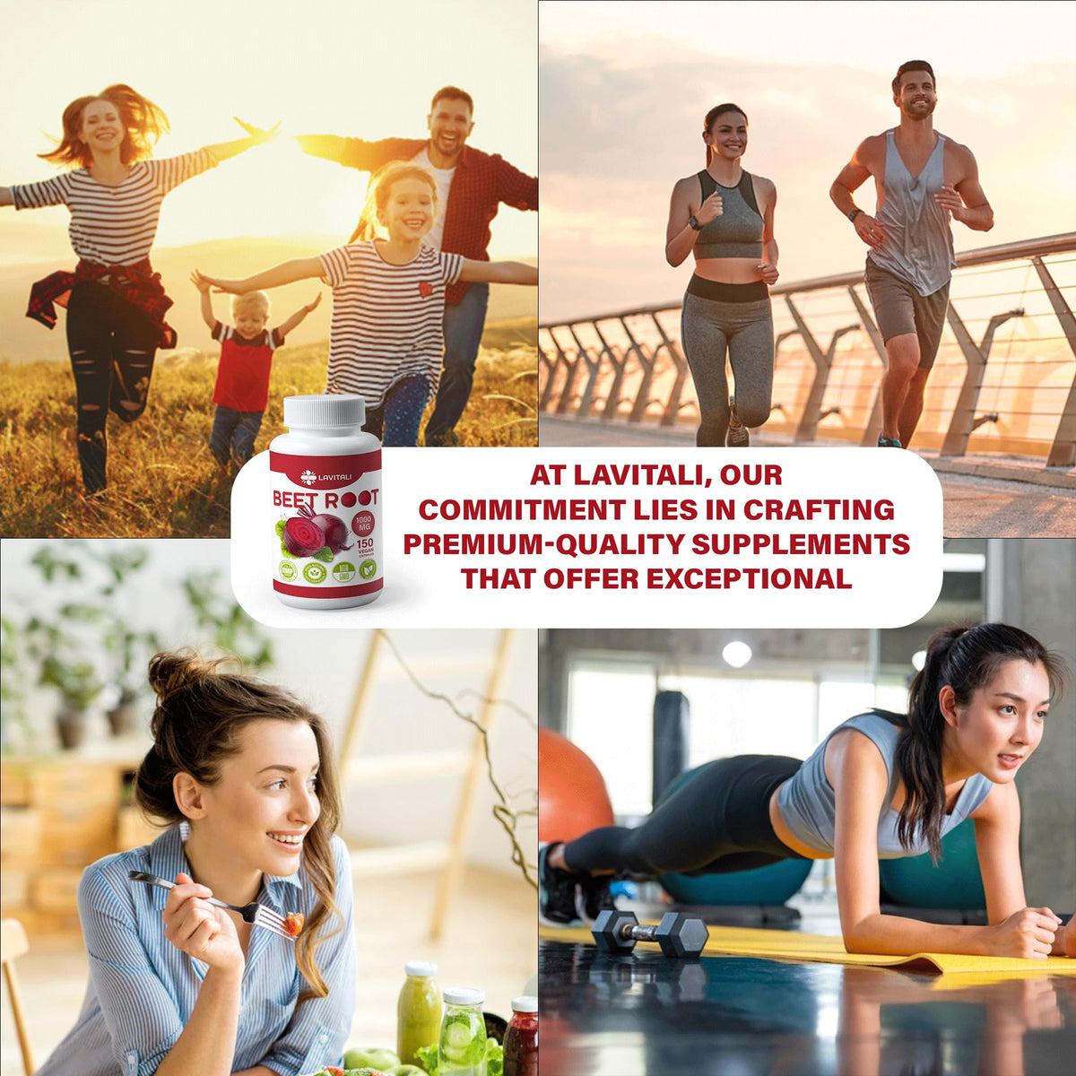 LaVitali 275 Beet Root Extract Capsules, 1000mg per Serving, High Concentrated Herbal Power Extract for Providing Nitric Oxide, Boosting Athletic Performance (275 Capsules)