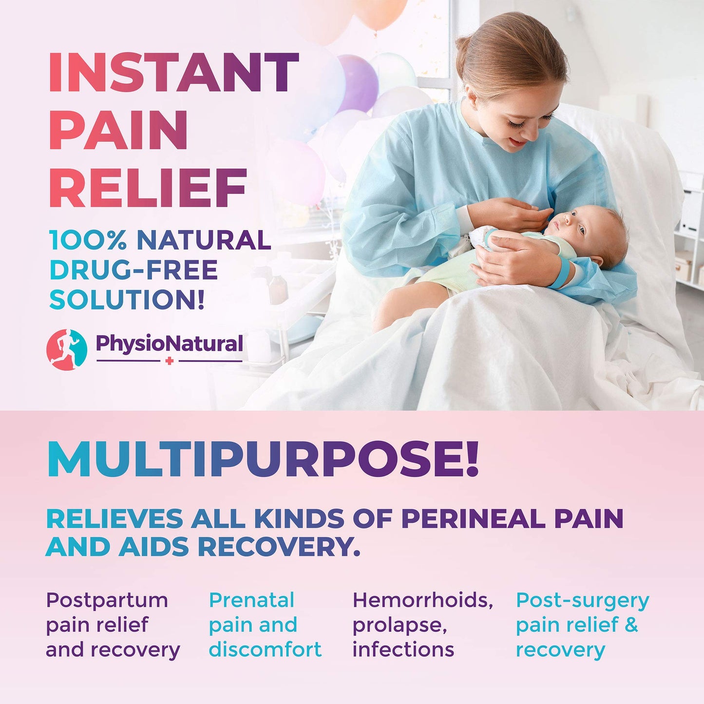 Reusable Perineal Ice Packs with Washable Sleeves – for Hemorrhoids, Postpartum Vaginal Pain PhysioNaturalBuy Supplements Australia