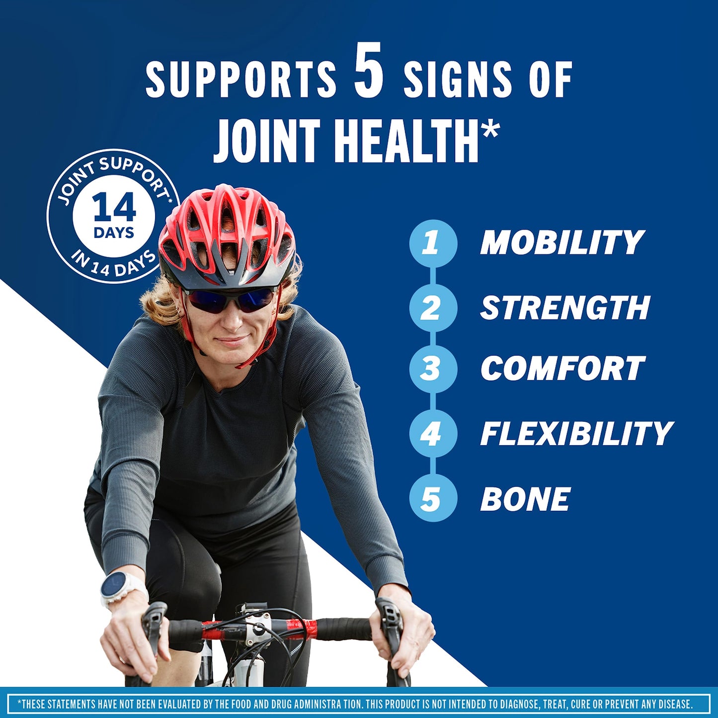 Move Free Advanced Glucosamine Chondroitin MSM + Vitamin D3 Joint Support Supplement, Supports Mobility Comfort Strength Flexibility & Bone + Immune Health - 120 Tablets (40 servings)* Move FreeBuy Supplements Australia