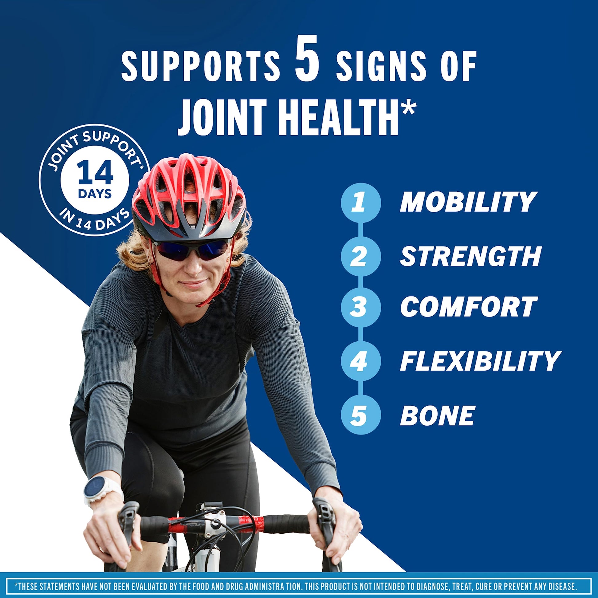Move Free Advanced Glucosamine Chondroitin MSM + Vitamin D3 Joint Support Supplement, Supports Mobility Comfort Strength Flexibility & Bone + Immune Health - 120 Tablets (40 servings)* Move FreeBuy Supplements Australia