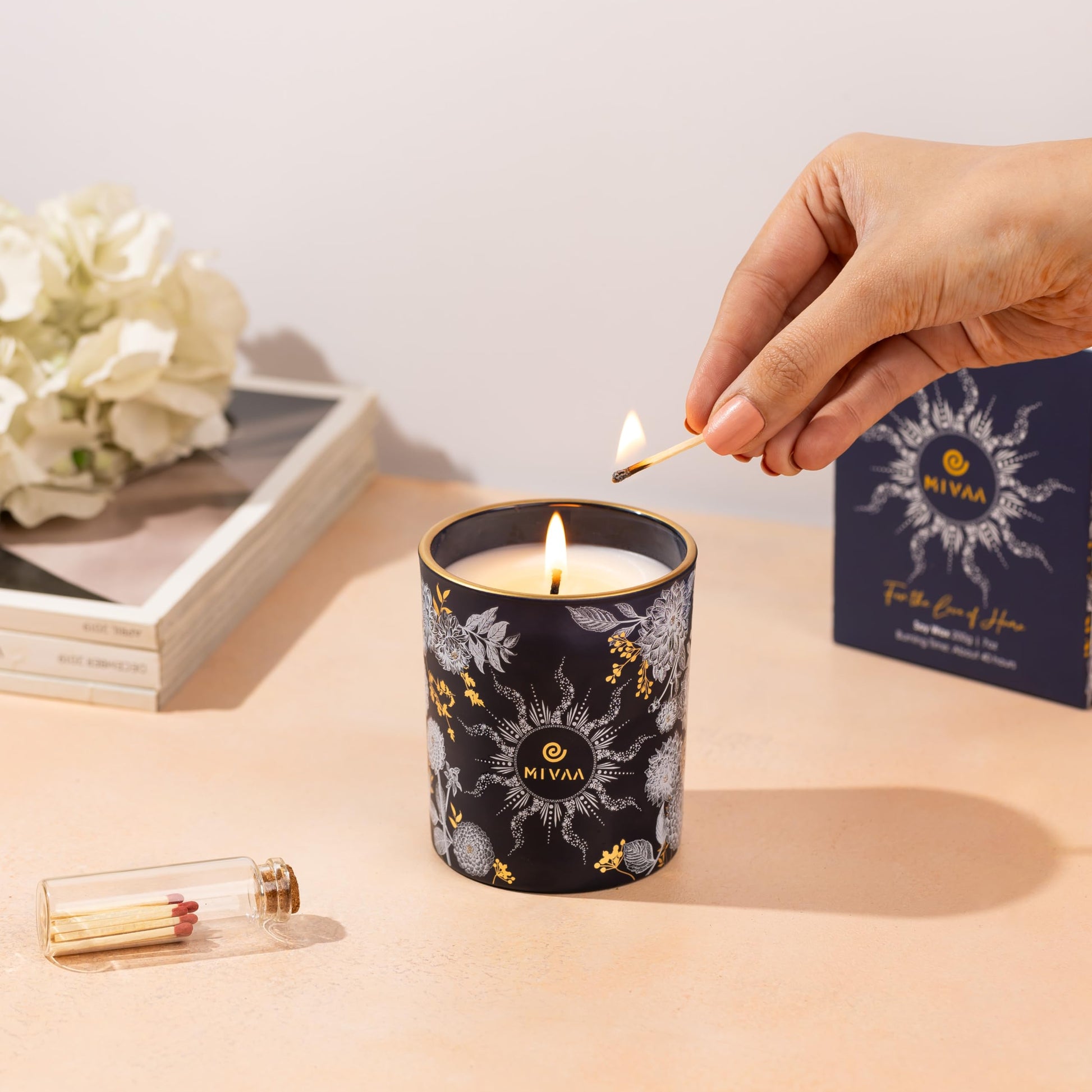 Mivaa Scented Candles - 100% Natural Soy Wax, 40 hrs Burn, Lead-Free Wicks, Holiday, Fall, Winter Msupps.comBuy Supplements Australia