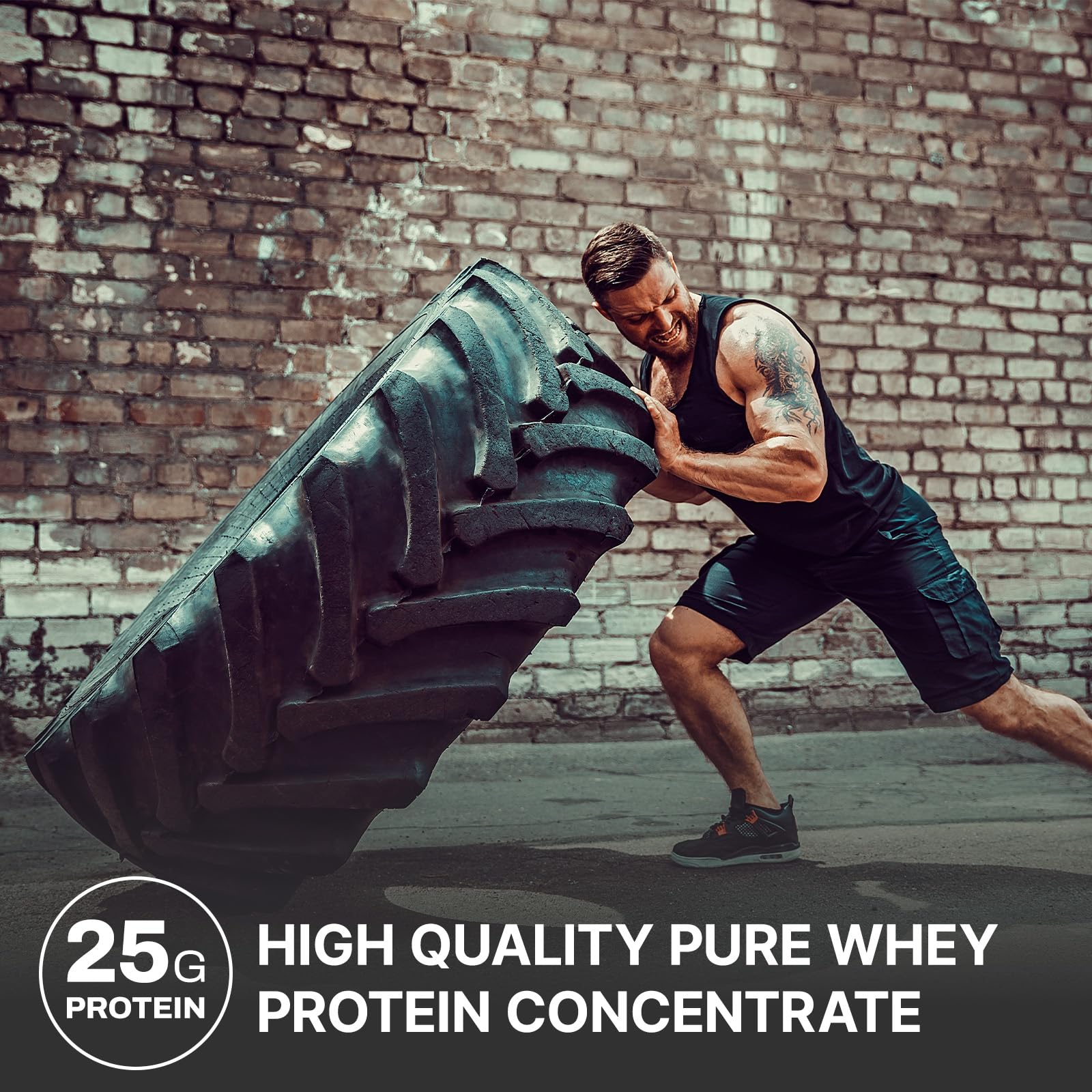 NutraBio Classic Whey Protein Powder- 25G of Protein Per Scoop - Ice Cream Cookie NutraBioBuy Supplements Australia
