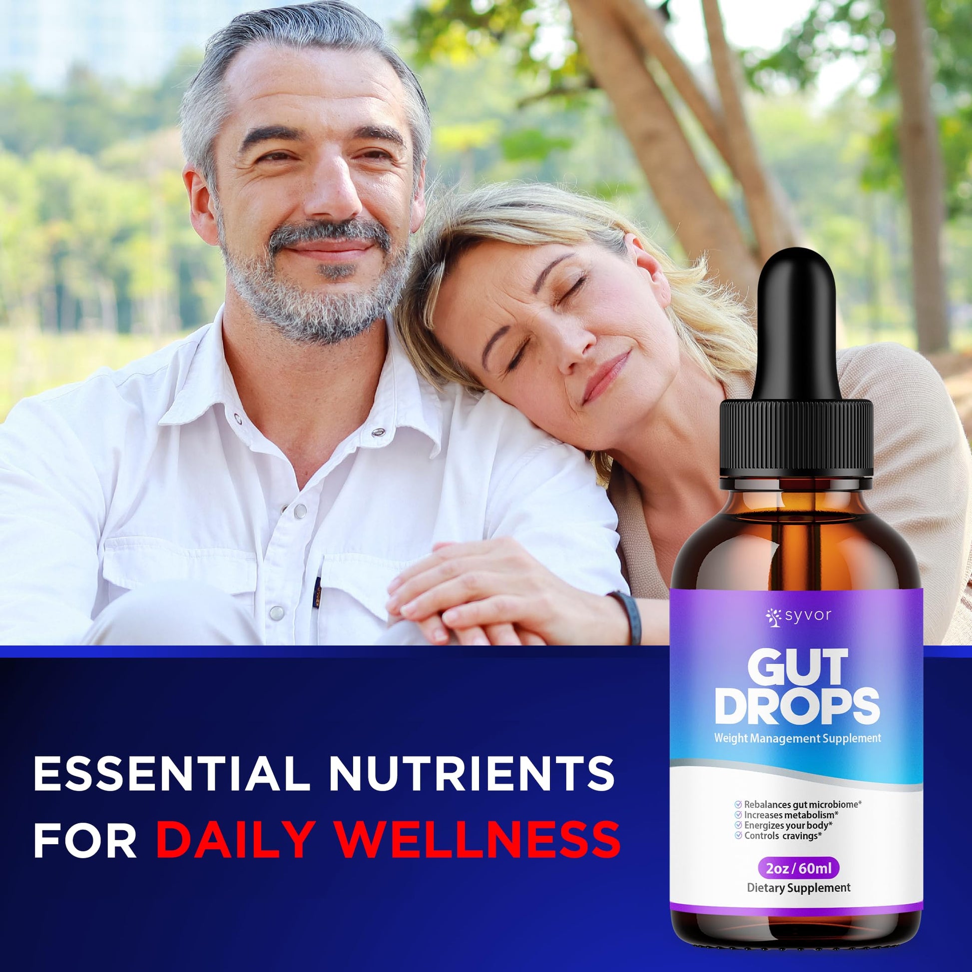 Gut Drops, Official Gut Drops Liquid Supplement Advanced All Natural Vitamin Formula, GutDrop Maximum Strength Biome Support for Health Energy and Wellness Support for Men and Women (30 Servings) SyvorBuy Supplements Australia