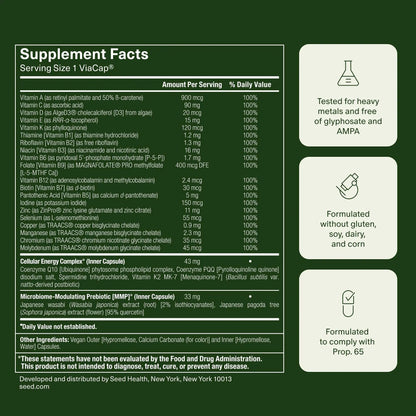 Seed DM-02 Daily Multivitamin & PM-02 Sleep + Restore Bundle - Multivitamin and Sleep Aid for Women and Men - Vegan - 30-Day Supply SeedBuy Supplements Australia