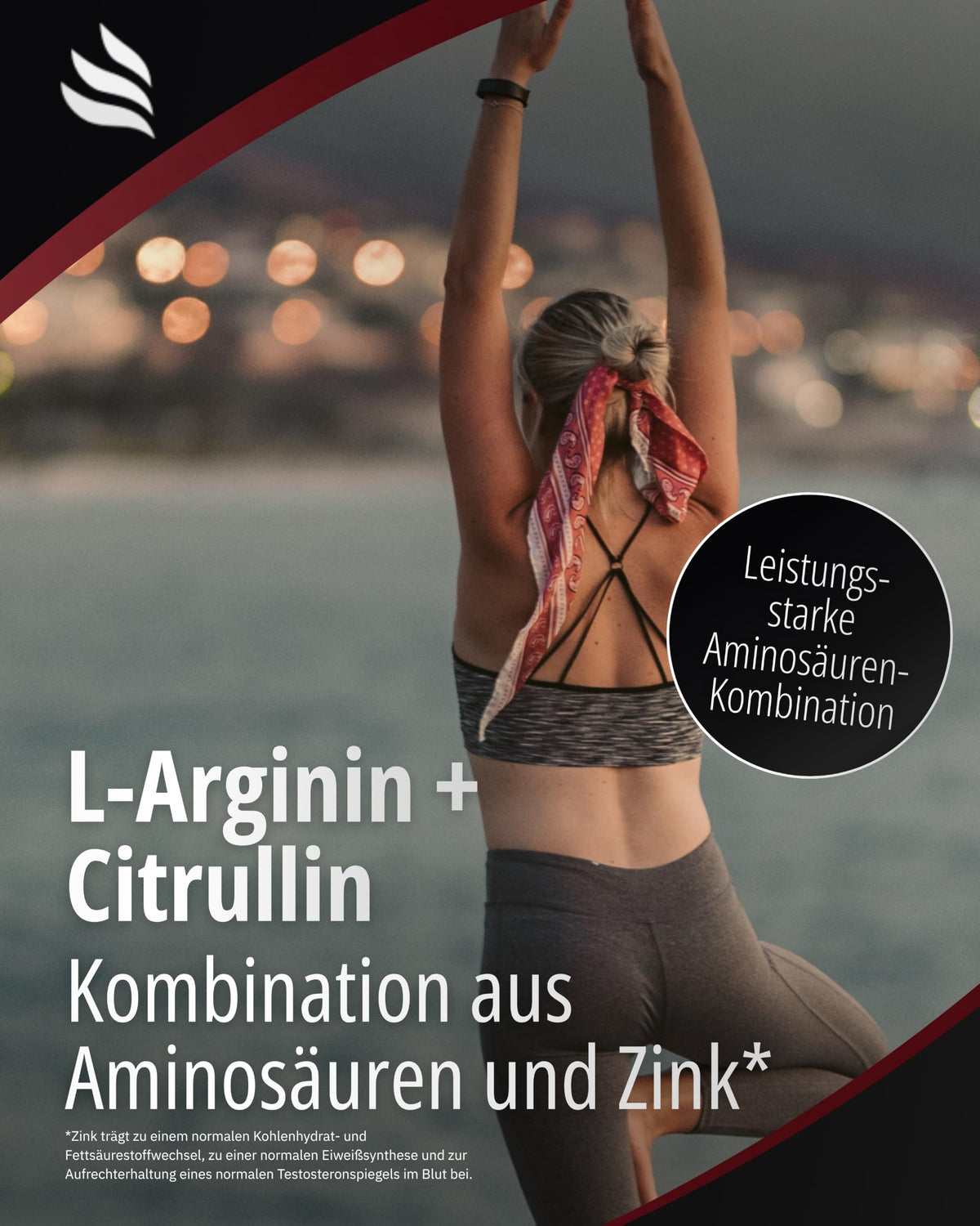 BIOMENTA L-Arginine Base + Citrulline + BCAA + Zinc I 150 Capsules with 1100 mg Amino Acids per Unit I Pre Workout Dietary Supplement without Additives I Laboratory Tested Quality