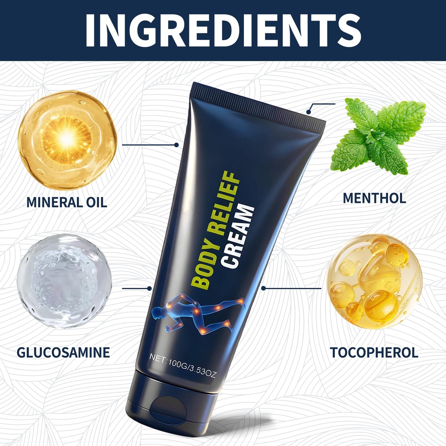 Kubot 2PCS Neuropathy Relief Cream | Contains Capsaicin, Arnica, Menthol and Glucosamine, Suitable for Feet, Hands, Legs, Muscles, Joints, and Waist, Fast Absorption, Mild & All Natural KubotBuy Supplements Australia