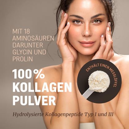 Collagen Powder 500 g 500.0 | Bovine collagen hydrolysate, peptides, tasteless, slightly soluble