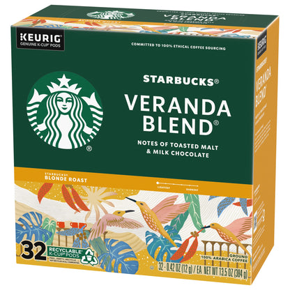 Starbucks Veranda Blend Coffee K-Cups,4/24 Pack-96 K-Cups StarbucksBuy Supplements Australia