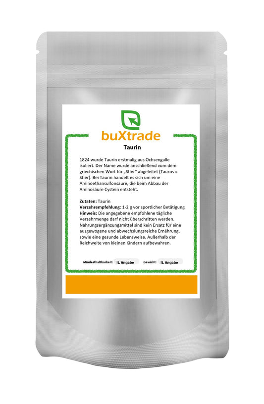 Buy ​2 kg Taurine - Pure/No Additives | Powder | Conditional-Essential Amino Acid | Dietary Supplement Sport | Vegan Nutrition | Buxtrade - OmniHealthRx Usa supplements