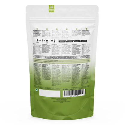 Nutri + BCAA Powder 600 g Cherry Lime - Amino Acids Complex High Dose - BCAAminos Instant Powder Cherry Vegan - Amino Acid 2:1:1 L-Leucine L-Isoleucine L-Valine - Amino Acid Complex