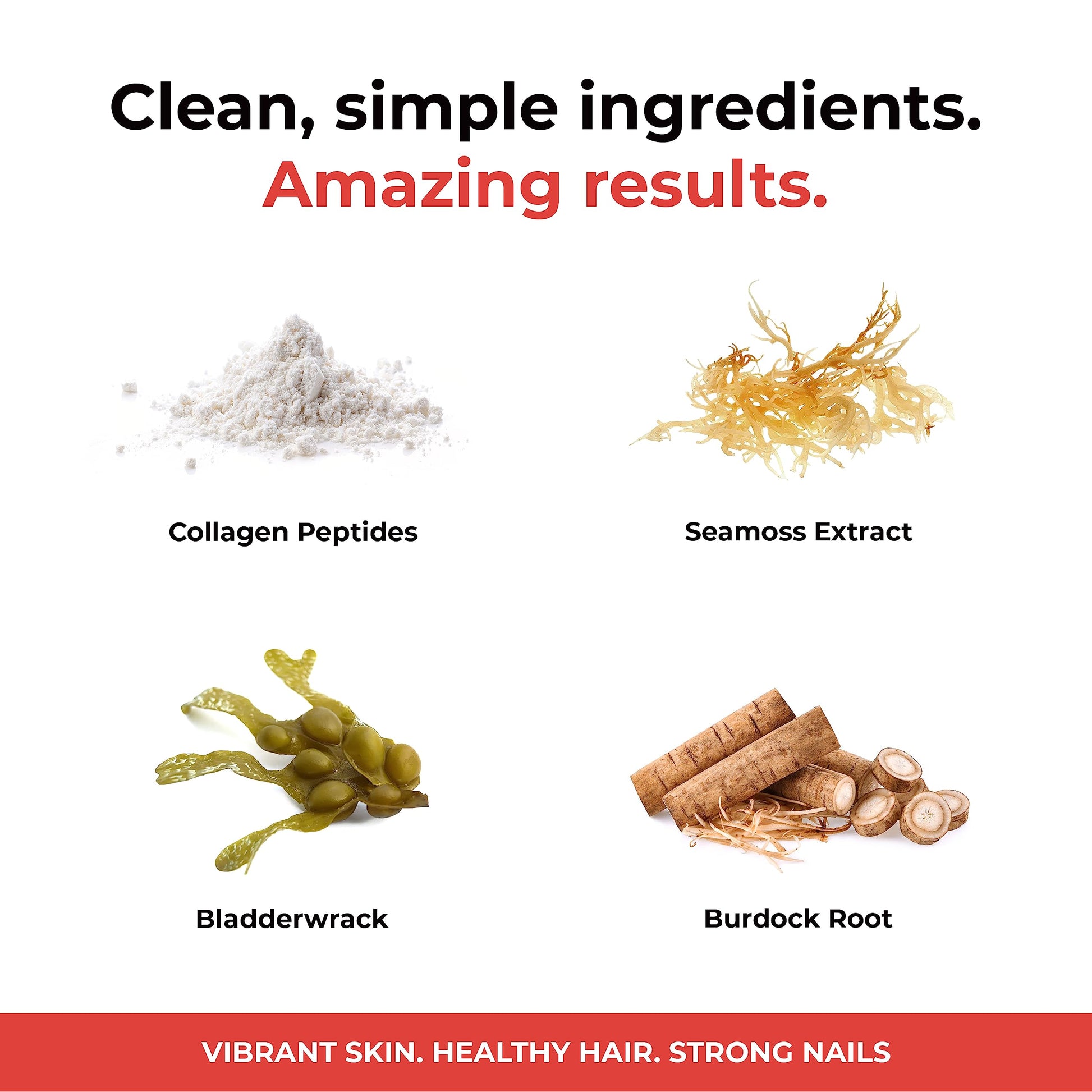 Collagen Mojo Liquid Collagen Peptides with Sea Moss, Burdock Root & Bladderwrack Collagen MojoBuy Supplements Australia