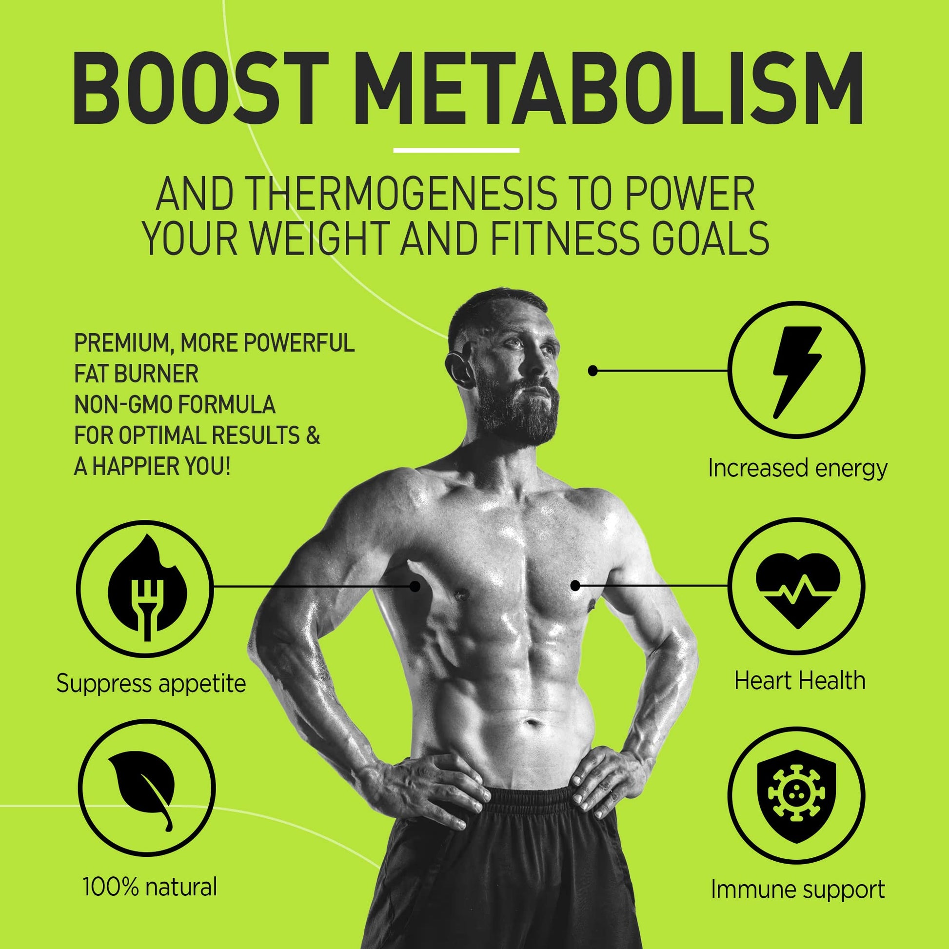 Premium Green Tea Extract Fat Burner Supplement EGCG-Natural Appetite Suppressant NUTRAMODEBuy Supplements Australia