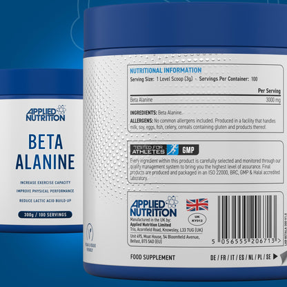 Applied Nutrition Beta Alanine (300g) Unflavoured | Amino acids - beta alanine