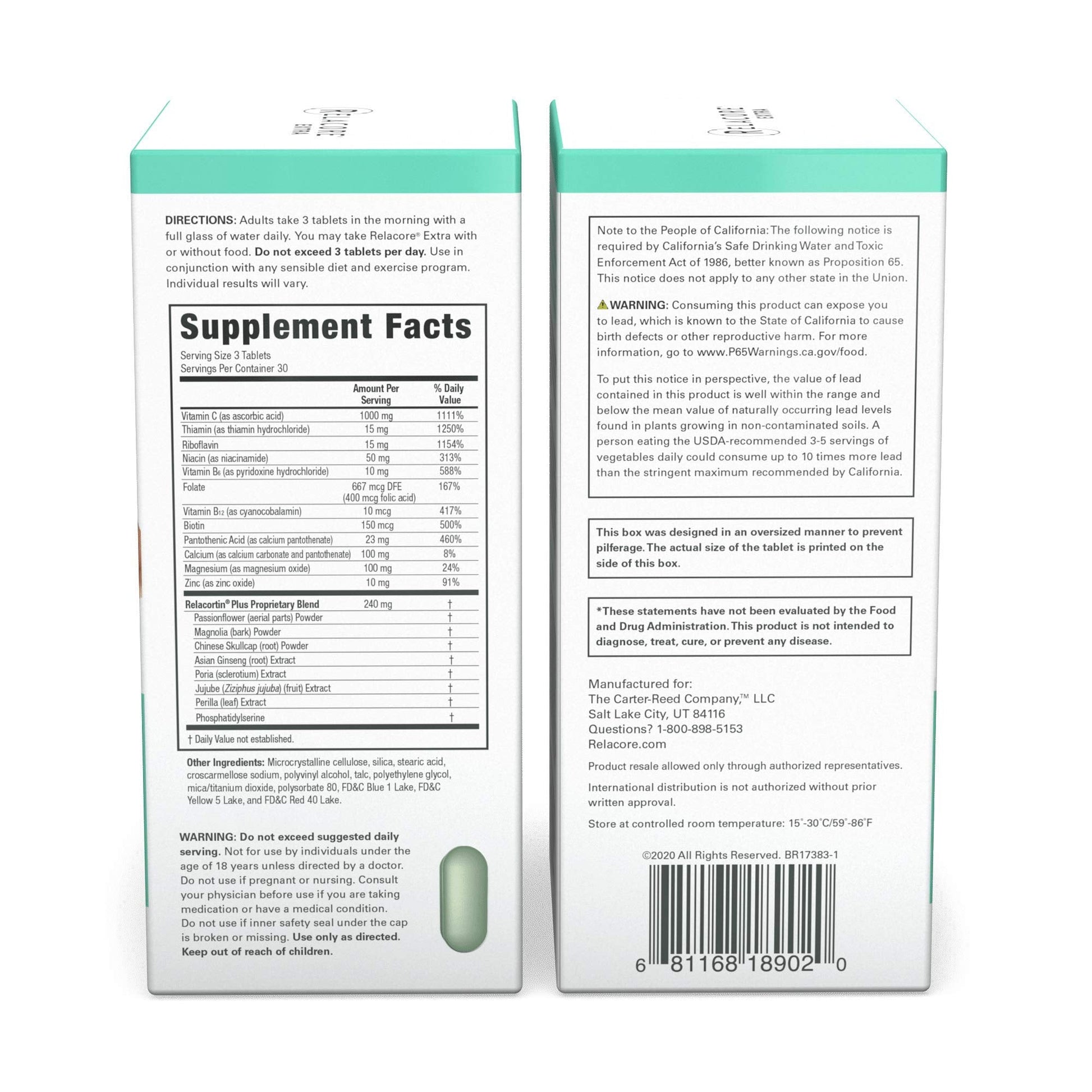 Relacore Extra Maximum Strength Stress-Mitigating Compound - Stress Relief Supplements RelacoreBuy Supplements Australia