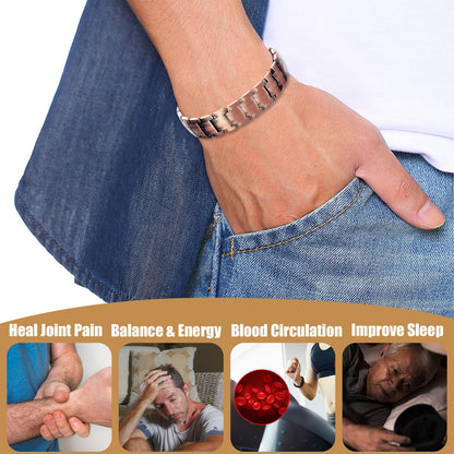 MagVIVACE Copper Bracelet for Men, Magnetic Bracelet with 3500 Gauss Magnets MagVIVACEBuy Supplements Australia