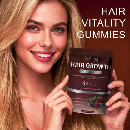 GENGGUI Hair Growth Gummies for Women - Hair Vitamins with Biotin & Silica for Faster Growth - Hair Growth Accelerator Supplement GENGGUIBuy Supplements Australia
