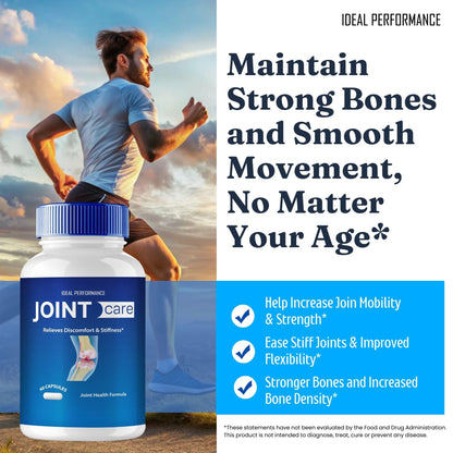 IDEAL PERFORMANCE Joint Care Support Capsules, JointCare Supplement Pills All Natural Formula to Fortify Bones & Bolster Flexibility - Maximum Strength, Joint Care Support Reviews (5 Pack) IDEAL PERFORMANCEBuy Supplements Australia