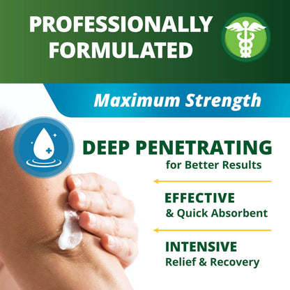 OWELL NATURALS Pain Relief Ointment Deep Penetrating Fast Acting Formula for Arthritis, Joint & Muscle Discomfort, Stiffness, Long-Lasting Soothing Balm, 3.5 oz Owell NaturalsBuy Supplements Australia