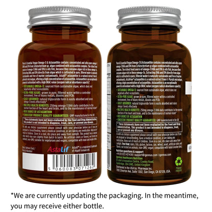 Vegan Omega-3 Algae Oil + Advanced Kids Multivitamin Gummy Bundle, High Concentration DHA & EPA + Vitamin A, B, C, D3 & E Igennus Healthcare NutritionBuy Supplements Australia