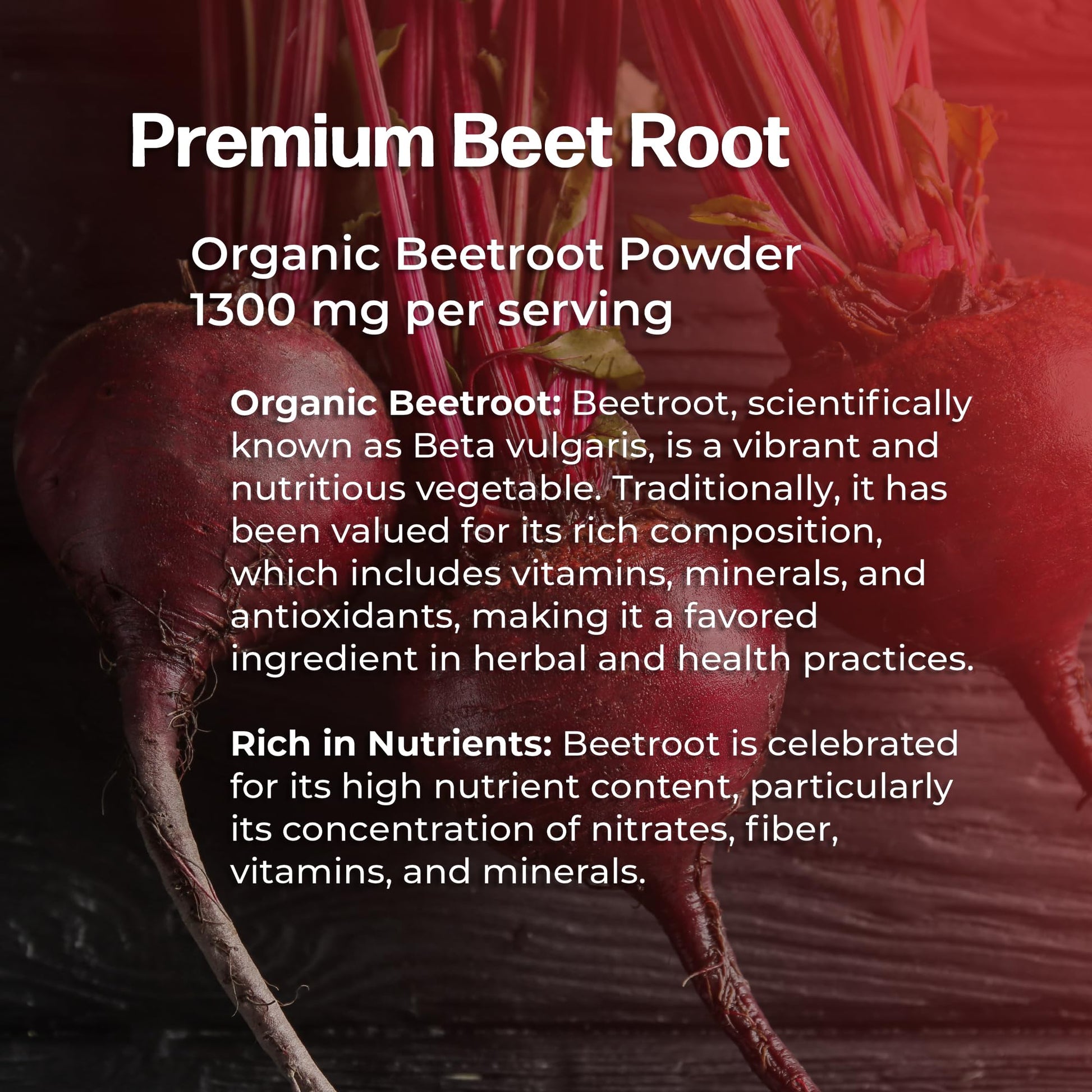 Socotra Health Beet Root Capsules - Made with Premium Organic Beetroot Powder for Heart Health, Circulation, Energy and Stamina Support - Non-GMO, Gluten-Free - 60 Vegan Capsules