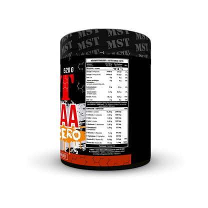 BCAA&EAA 520 g 40 Servings | BCAA Powder | EAA Powder | Vegan | Instant | 8 g Amino Acids | No Dye | with Vitamin B6 | Germany | (Mango Passion Fruja)