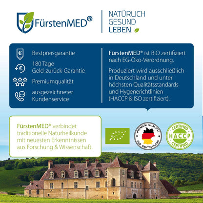 FürstenMED® Glucosamine + Chondroitin + MSM Capsules – High Dose Complex without Additives, from Germany