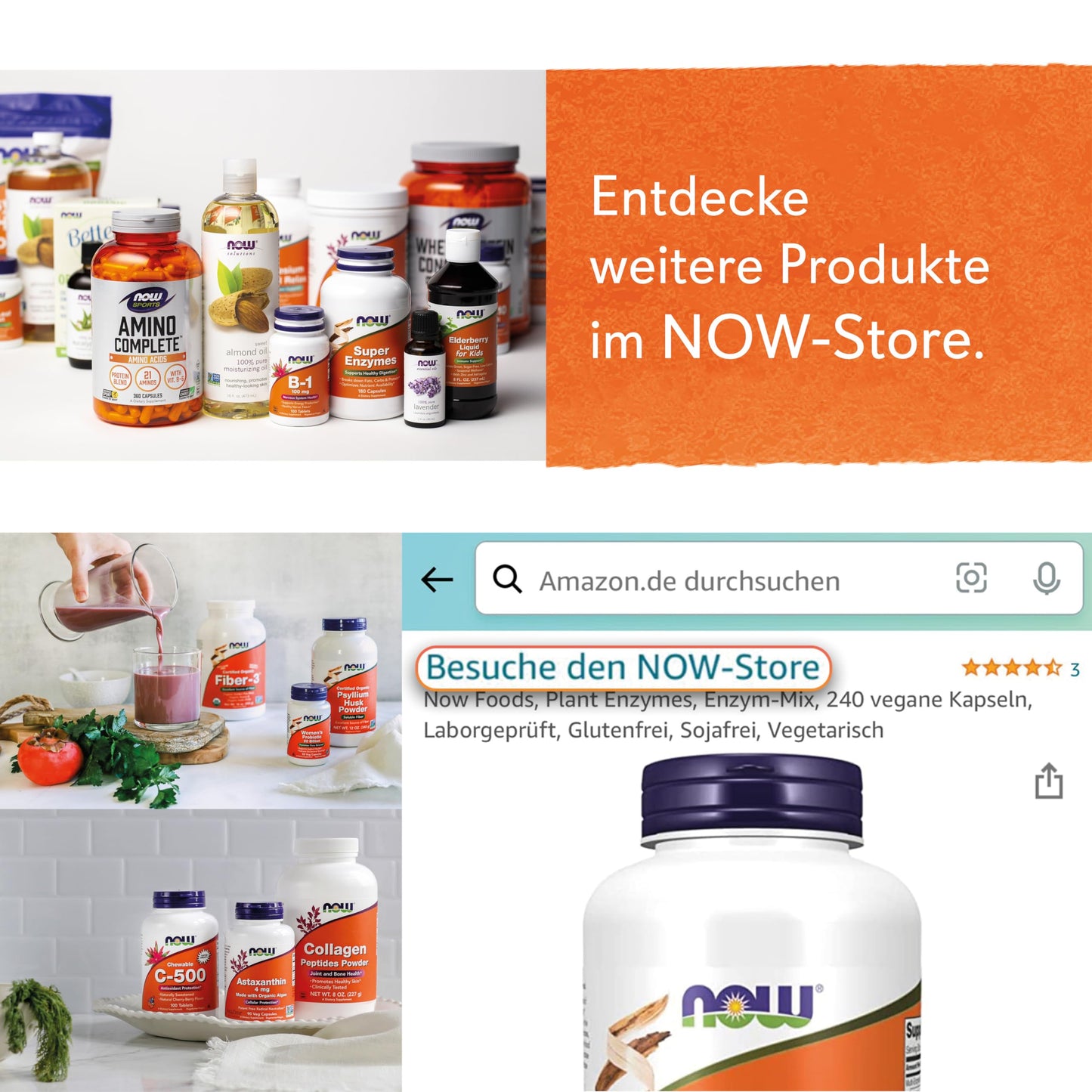 Now Foods L-Proline, 500 mg, 120 Vegan Capsules, Amino Acid, Laboratory Tested, Gluten Free, Vegetarian, Soy Free, GMO Free