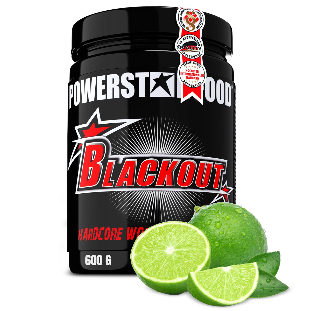 Strongest training booster - premium pre-workout booster with the absolute hardcore dose - for more pumping, focus and continuous power - 600 g - made in Germany | Pump booster with natural caffeine - for fitness energy and focus - vegan