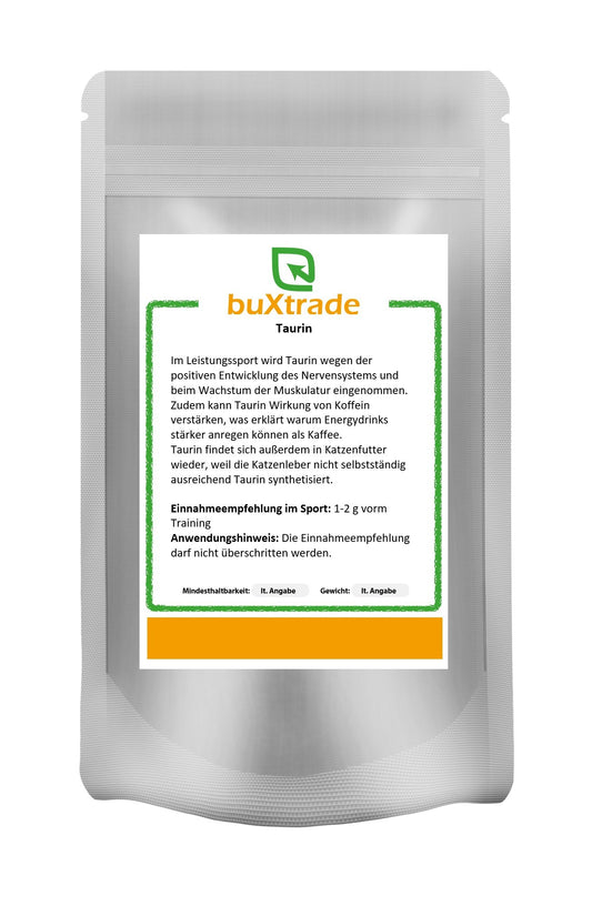 Buy ​100% Pure Taurine Powder Muscle Mass Sports Nutrition Various Sizes, 250 g - OmniHealthRx Usa supplements