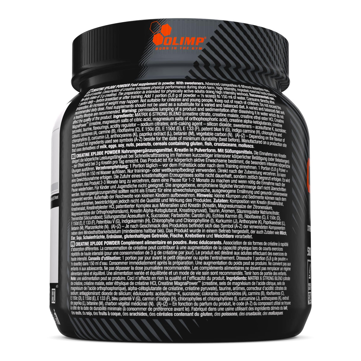 Buy ​Olimp Labs Creatine Xplode Powder, Orange Flavour, 500 g - OmniHealthRx Usa supplements