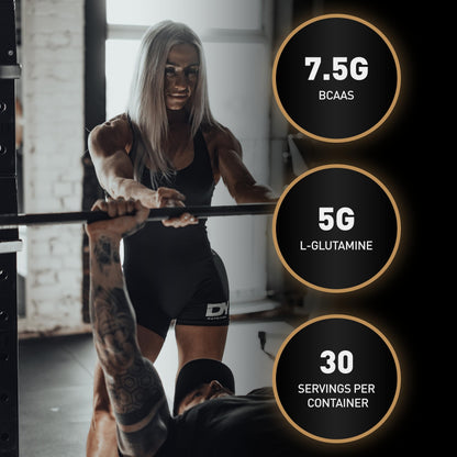 DY Nutrition Hit BCAA 4:1:1 + Glutamine (450g) Peach Amino Acids Amino Acid Mix