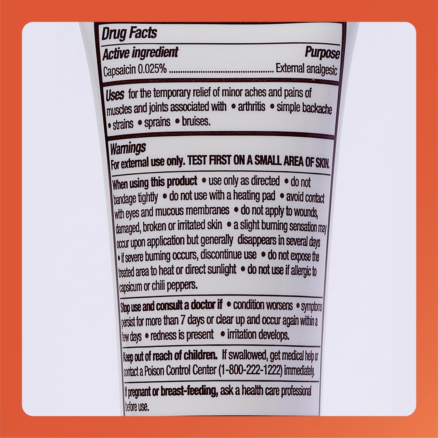 Rugby Capsaicin 0.025% Cream for Penetrating Pain Relief - 2.1 Oz (60g) (3 Pack) RUGBY LABORATORIESBuy Supplements Australia