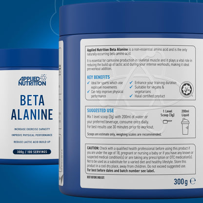 Applied Nutrition Beta Alanine (300g) Unflavoured | Amino acids - beta alanine