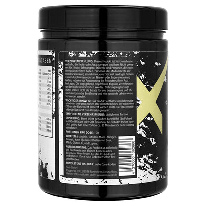 L-Arginine & L-Citrullin Powder I CROSSVITAL I Vegan I 500 g I 1A Soluble I 100 Servings I Made in Germany