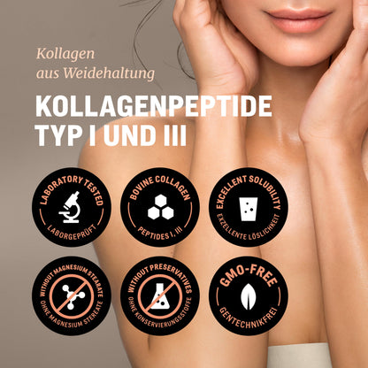 Collagen Powder 500 g 500.0 | Bovine collagen hydrolysate, peptides, tasteless, slightly soluble