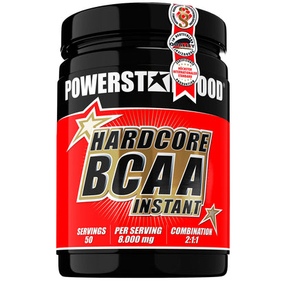 Perfect Resolution Hardcore BCAA Instant Powder Pre and in Workout Powder with Absolut Strongest Hardcore Dosage – 100% Muscle – Available in 3 Flavours – 500g – Made in Germany, , , | 2:1:1 Leucine Isoleucine Valine - with Vitamin B6 and B2