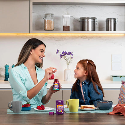 Chewable Chocolate Kids Multivitamin with Probiotic, Vitamin C, Ginkgo Nut, Colostrum, Moringa - Kids Vitamins Immune Support MOMMY HANABuy Supplements Australia