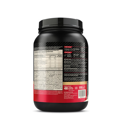 Optimum Nutrition Gold Standard Whey Protein Powder Muscle Building Supplements With Glutamine and Amino Acids, Cookies and Cream, 29 Servings, 900g