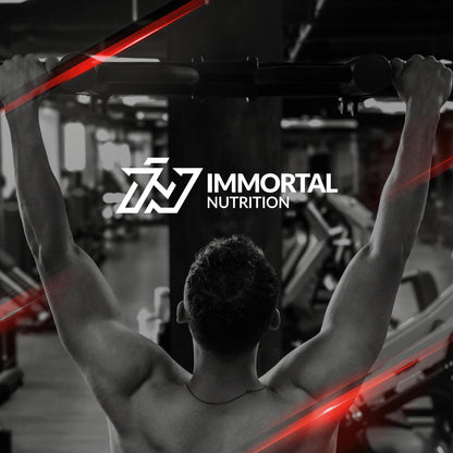 Immortal Nutrition EAA Amino Powder 500 g - Essential Amino Acids Complex with 9 EAAs Including BCAAs - 10 g per Serving - 50 Servings - Instant Drink - Strawberry Flavour
